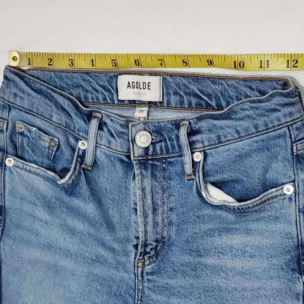 Agolde Swerve Toni Midrise Ankle Jeans 24 Waist